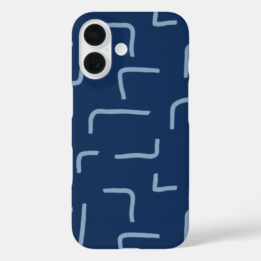 Urban Geo | Cobalt Cool | Blender Patroon Case-Mate iPhone Case (Achterkant)