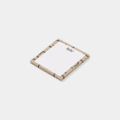 Urban Geo | Onyx Neutraal | Blender Patroon Post-it® Notes (Schuin)