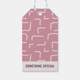 Urban Geo | Stof Roze | Blender Patroon Cadeaulabel