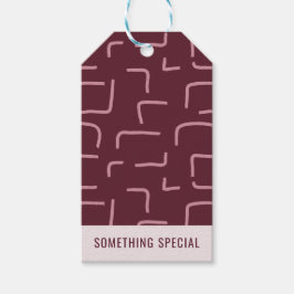 Urban Geo | Wine Berry | Blender Patroon Cadeaulabel