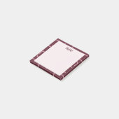 Urban Geo | Wine Berry | Blender Patroon Post-it® Notes (Schuin)