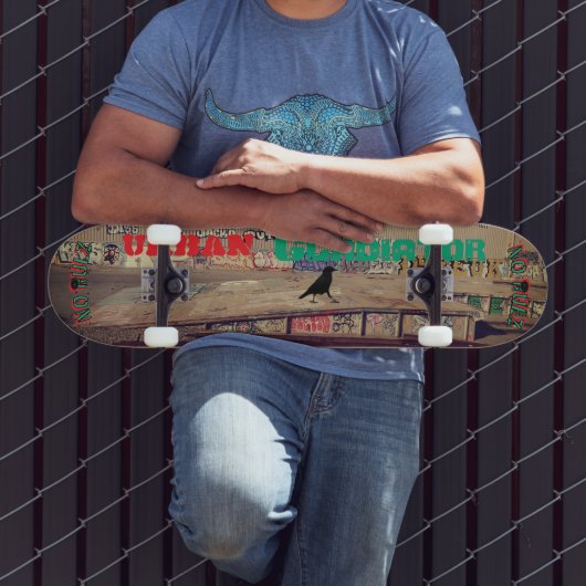 Urban Gladiator Geen Regels Kraai Skateboard (Buiten 3)