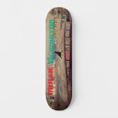 Urban Gladiator Geen Regels Kraai Skateboard (Voorkant)