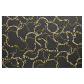 Urban Gold Chains Streetstyle Pattern  Stof (Fat Quarter)