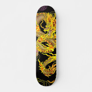 Urban Gold Dragon Mystic Element Custom Pro Board Persoonlijk Skateboard