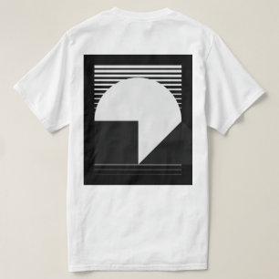 Urban Good Night – Minimalistisch City Moon T-shir T-shirt