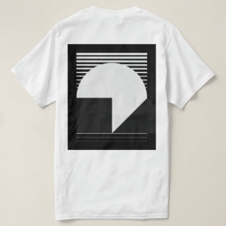 Urban Good Night – Minimalistisch City Moon T-shir T-shirt