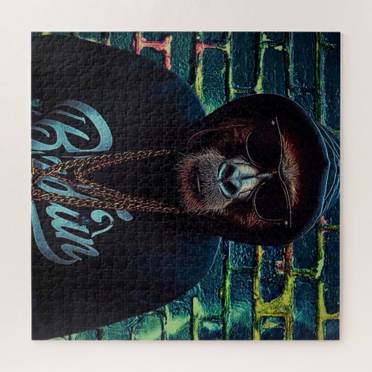 Urban Gorilla – Street Style Canvas Art Print Legpuzzel (Horizontaal)