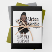 Urban Gothic Vampires Gift Wrap 11 Inpakpapier Vel (In situ)