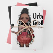 Urban Gothic Vampires Gift Wrap 2 Inpakpapier Vel (In situ)