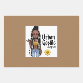 Urban Gothic Vampires Gift Wrap 4 Inpakpapier Vel