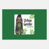 Urban Gothic Vampires Gift Wrap 9 Inpakpapier Vel (Voorkant)