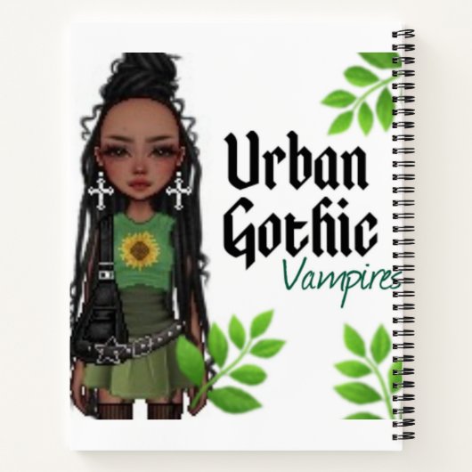 Urban Gothic Vampires Notebook 3 Notitieboek (Achterkant)
