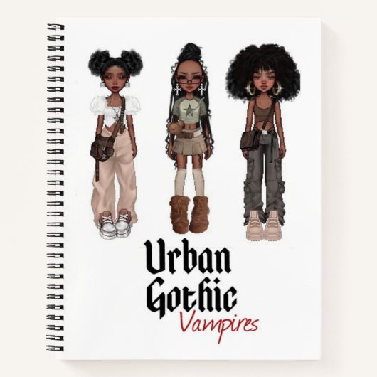 Urban Gothic Vampires Notitieboek 1 (Voorkant)