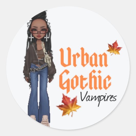 Urban Gothic Vampires Sticker 6 (Voorkant)
