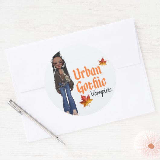 Urban Gothic Vampires Sticker 6 (Envelop)