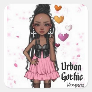 Urban Gothic Vampires Sticker 7