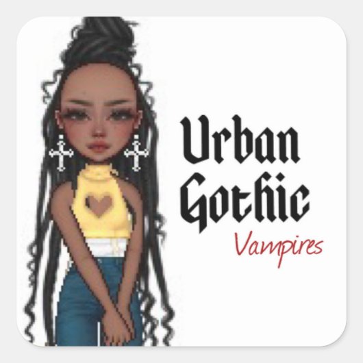 Urban Gothic Vampires Stickers 3 (Voorkant)