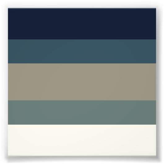 Urban Gradient Modern Foto Afdruk (Voorkant)