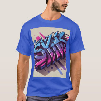 Urban Graffiti 3D Drip T-Shirt Design