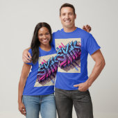 Urban Graffiti 3D Drip T-Shirt Design (Unisex)