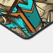 Urban Graffiti Abstract Explosion Bureaumat (Hoek)