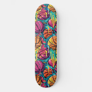 Urban Graffiti Basketbal Skateboard