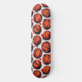 Urban Graffiti Basketbal Skateboard (Voorkant)