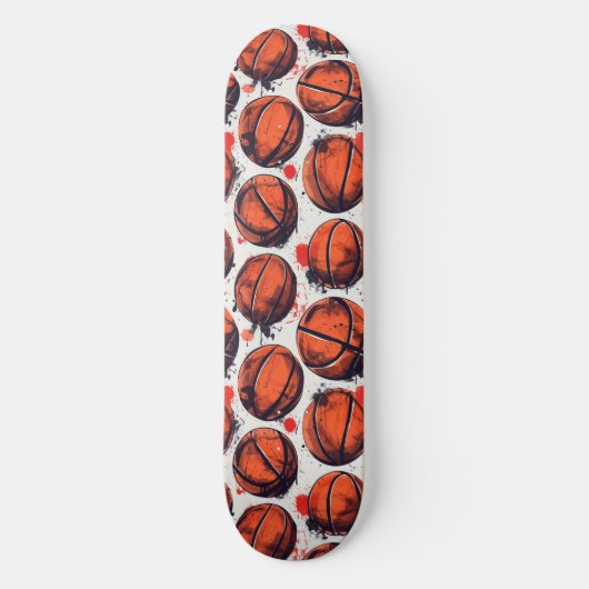 Urban Graffiti Basketbal Skateboard (Voorkant)