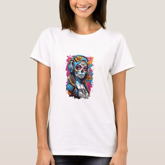 Urban Graffiti" Bold Street Art T-shirt (Voorkant)