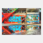 Urban Graffiti | Colorful Street Art Inpakpapier Vel (Voorkant 3)
