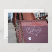 Urban graffiti dank je briefkaart (Voorkant / Achterkant)