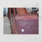 Urban graffiti dank je briefkaart (Voorkant)