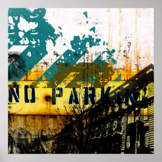 urban graffiti decay poster (Voorkant)