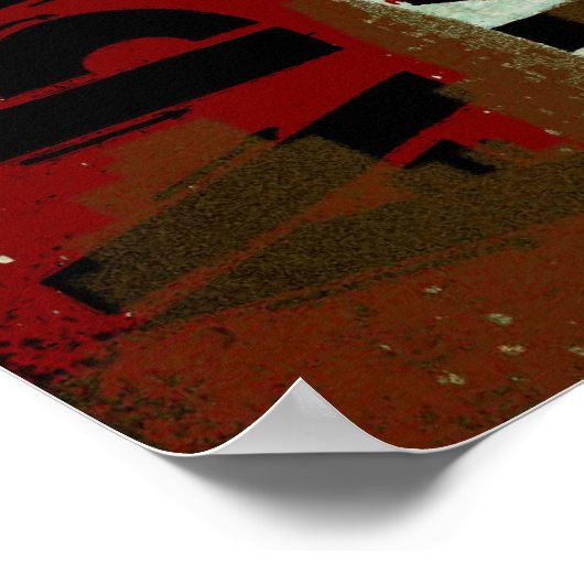 urban graffiti decay poster (Hoek)