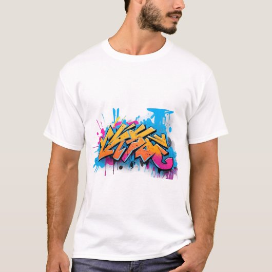 Urban Graffiti Design - Street Art Style T-shirt (Voorkant)