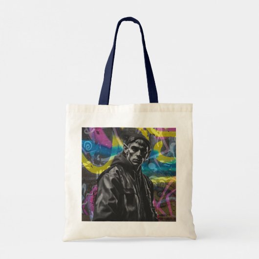 Urban Graffiti Elf Tote Bag (Achterkant)