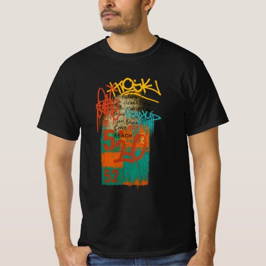 Urban Graffiti Fusion T-shirt (Voorkant)
