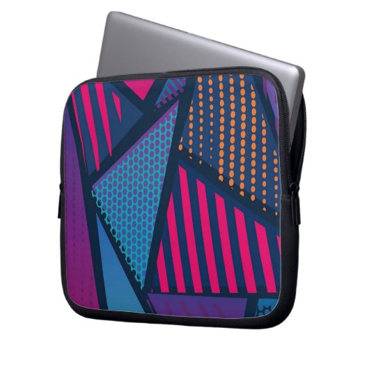 Urban Graffiti illustratie Laptop Sleeve (Voorkant Links)