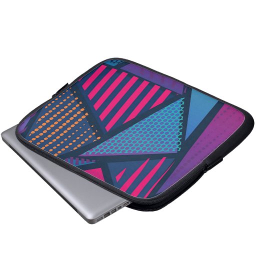 Urban Graffiti illustratie Laptop Sleeve (Voorkant onderkant)
