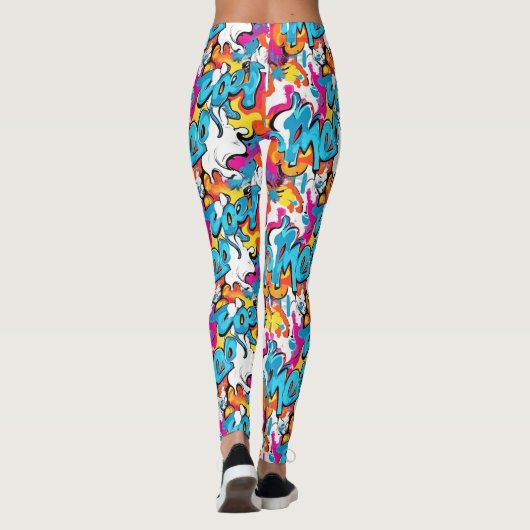 Urban Graffiti Leggings (Achterkant)