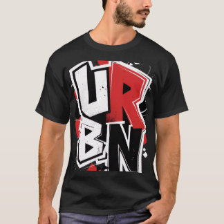 Urban Graffiti Letter Art Streetwear T-Shirt