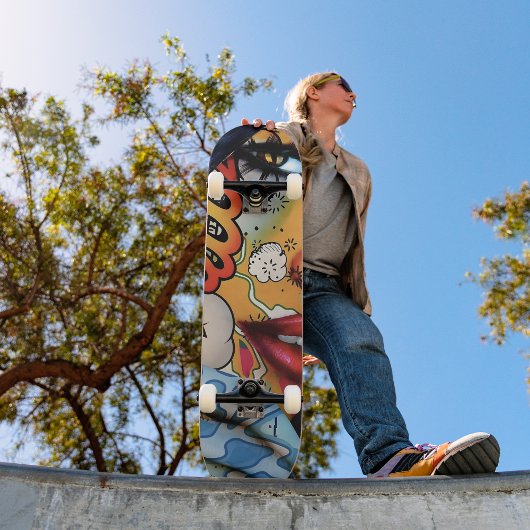 Urban Graffiti meisje kunst Skateboard