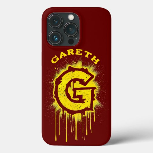 Urban Graffiti Monogram Sleutelhanger - letter "G" Case-Mate iPhone Case (Achterkant)