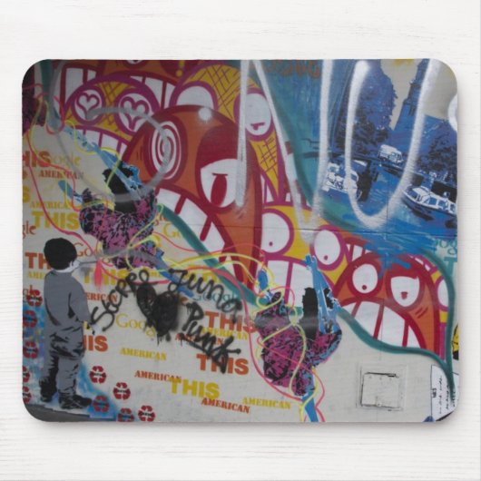 Urban Graffiti Mousepad Muismat (Voorkant)