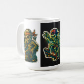 Urban Graffiti Mummy Mug Koffiemok (Voorkant links)