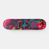 Urban Graffiti Oni Mask –  Schaats Deck Persoonlijk Skateboard (Horizontaal)