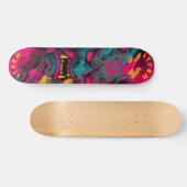 Urban Graffiti Oni Mask –  Schaats Deck Persoonlijk Skateboard (Horizontaal)