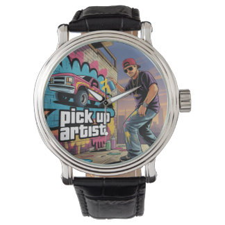 Urban Graffiti & Pickup Artiest Horloge