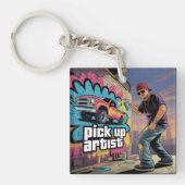 Urban Graffiti & Pickup Artiest Sleutelhanger (voorkant)